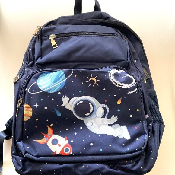 NEW ASTRONAUT BACKPACK BENTO LUNCH BOX SET 6 PCS BOOKBAG main image 8